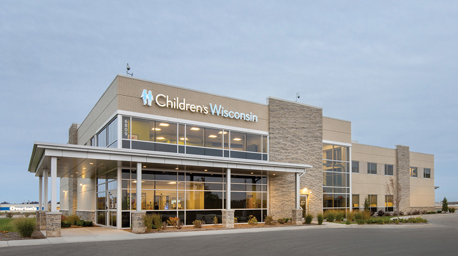 Exterior of Kenosha Pediatrics Primary Care Health Office